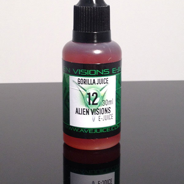Alien Visions E-juice ゴリラ・ジュース 30ml (日本国内配送)