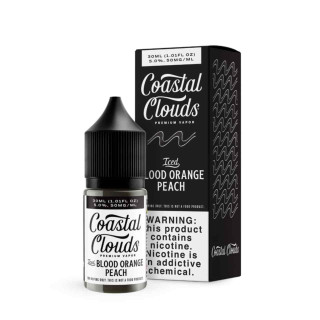 Coastal Clouds Salt ICED Blood Orange Peach 30ml 