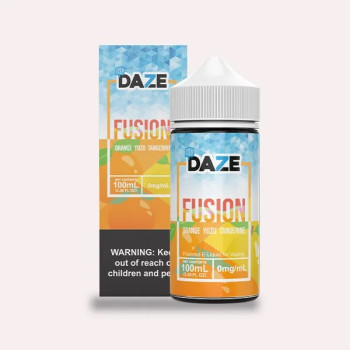 7 Daze Fusion Orange Yuzu Tangerine ICED 100ml (JAPAN Domestic Shipping)